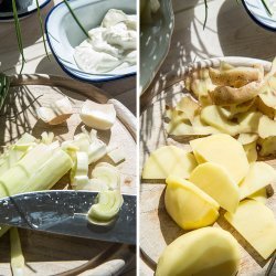 Chilled Leek and Potato Soup: Vichyssoise