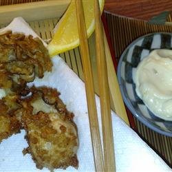 Marvel's Japanese Fried Oysters (Kaki Fuh-rai) with Lemony Tartar Sauce