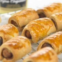 Sausage Rolls with Maille(R) Dijon Originale Mustard