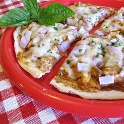 BBQ Chicken Tortilla Pizza