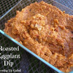 Grilled Eggplant Pepper Appetizer Dip