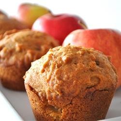 Pumpkin Apple Streusel Muffins