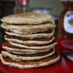 Whole Wheat, Oatmeal, and Banana Pancakes