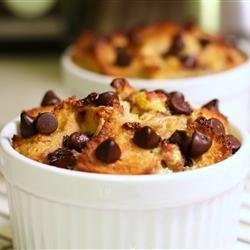 Chocolate Banana Bread Pudding