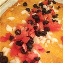 Creamy Cheddar Beef Enchiladas