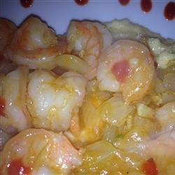 Garlic Shrimp and Cheesy Grits