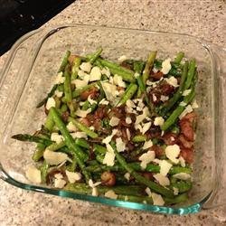 Fried Asparagus with Bacon