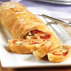 Vegetable Cheese Strudel