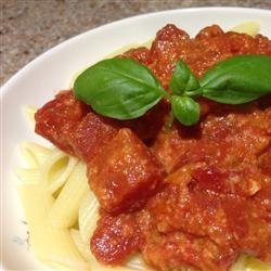 Simmering Marinara with Brie