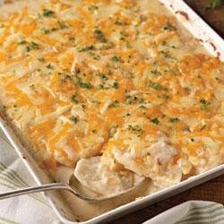 Savory Garlic Scalloped Potatoes