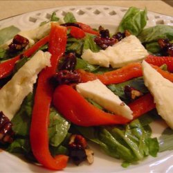 Brie and Roasted Red Pepper Salad
