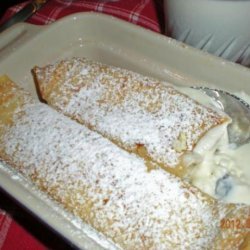 Topfenpalatschinken - Crepes With Quark Filling