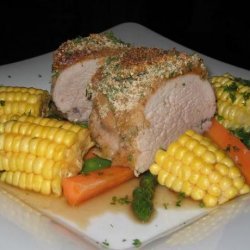 Apricot Pork With Herb Crust