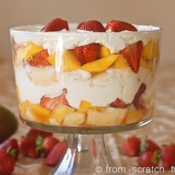 Mango Strawberry Trifle