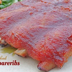 Oven Barbecue Spareribs