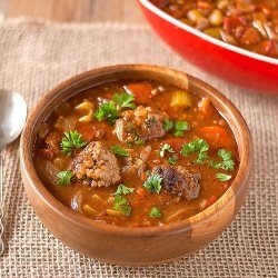 Spicy Meatball Soup