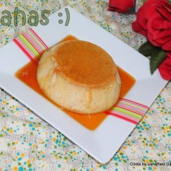 Flan With Bananas