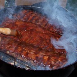 Southern Indiana Smokehouse BBQ'd Ribs