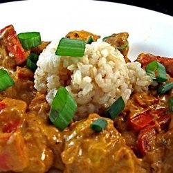 Thai  orange  Curry Chicken