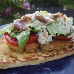 Chicken Naan-Wiches With Date and Yogurt Sauces
