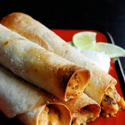 Baked Creamy Chicken Taquitos