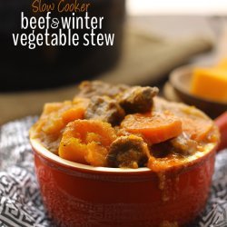 Slow Cooker Winter Vegetable Stew