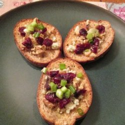 Walnut Cranberry Crostini