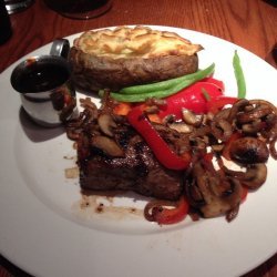 Baked Onion-Mushroom Steak