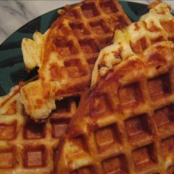 Smoked Cheddar Waffles