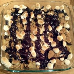 Campfire S'mores Bread Pudding