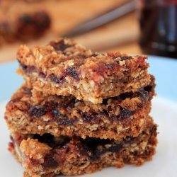 Huckleberry Streusel Bars