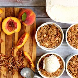 Cinnamon Peach Crisp