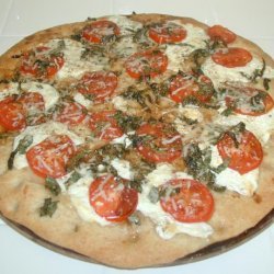 Fresh Mozzarella and Basil Pizza