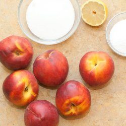 2 Ingredient Peach Sorbet