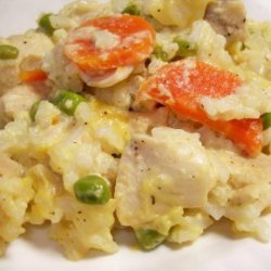 Ez Creamy Chicken & Rice With Vegetables