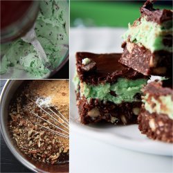 Chocolate Mint Nanaimo Bars