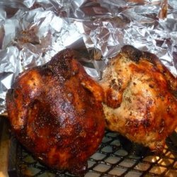 Wine-Steamed Beer Can Chicken