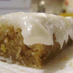 Pumpkin Bars With Cream Cheese Icing