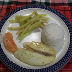 Quick Baked Tilapia With Grapefruit Dill Butter