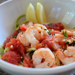 Greek-Style Shrimp Scampi