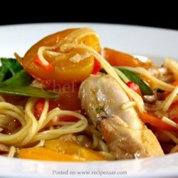 Apricot Noodle Chicken