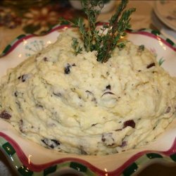 Provencial Black Olive and Fresh Thyme Mashed Potatoes