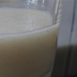 Vegan Brown Rice Banana Smoothie