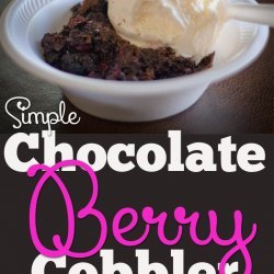 Chocolate Berry Cobbler