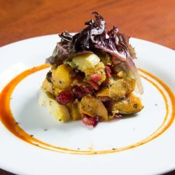 Grilled Squash and Artichoke Salad