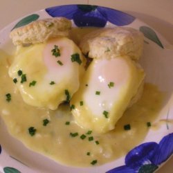 Poached Eggs a la King