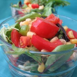 Sweetcorn and Red Pepper Salad
