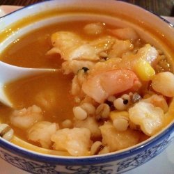 Pumpkin Scallop Soup