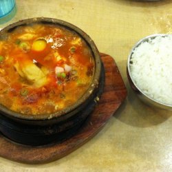 Hot and Spicy Tofu Soup