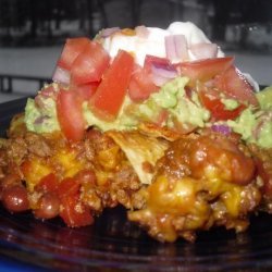 Lamb and Bean Nachos With Salsa Fresca